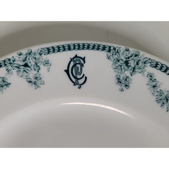 1900s The Park Candy Co Warren Ohio‎ Restaurant Ware Plate Shenango China Hughes - Picture 2 of 8